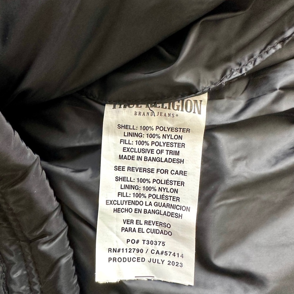 True Religion Men's HS Puffer Vest - Picture 12 of 13
